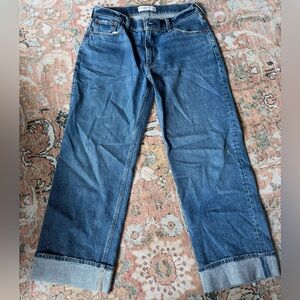 Abercrombie & Fitch The Baggy Low Rise Jeans Short